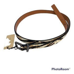 Halogen Woman’s Cow Hair belt Small. NWT